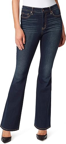 Jessica Simpson Jeans acampanados de talle alto para mujer