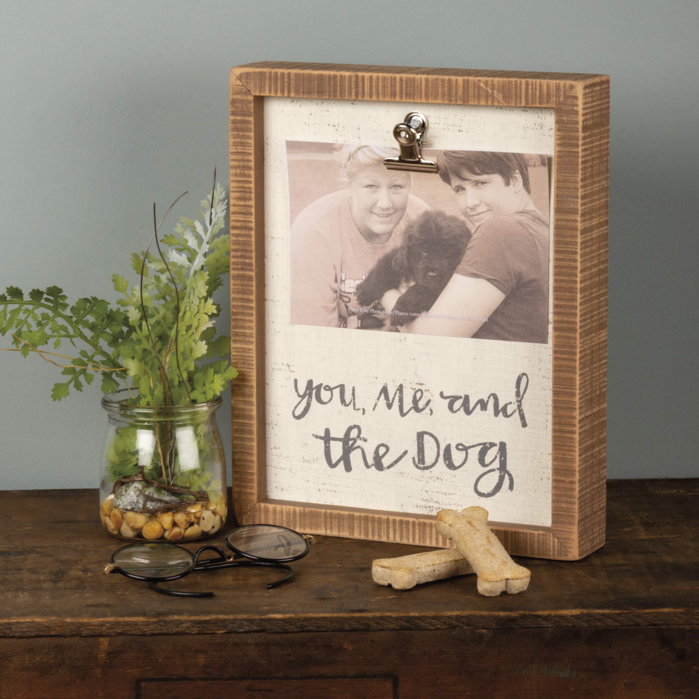 Primitives By Kathy Cornice Magnete 'Meowy Christmas' – 11,4 Cm, In Legno E Plastica, Per Foto 7,6x5,1 Cm