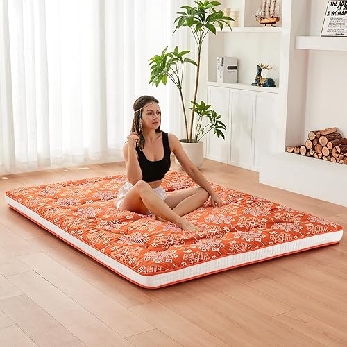 Miniatura 3 de Dr.Futon Colchón de futón japonés extra grueso plegable enrollable para invitados, tumbona y Tavel