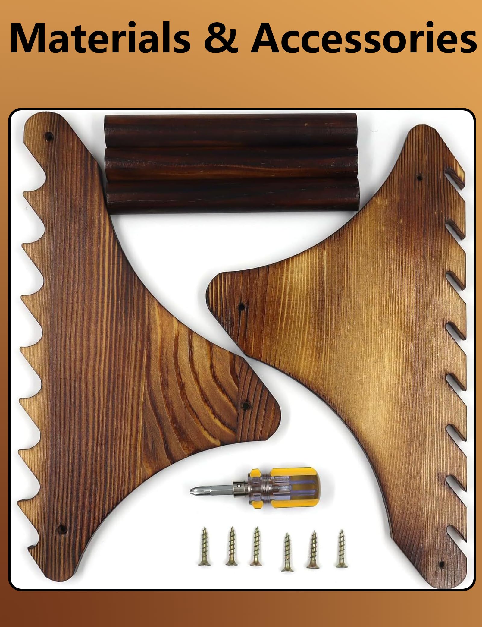 Portacoltelli in Legno per 8 Coltelli, Supporto Organizer per Coltelli, Espositore, Multiplo per Ristoranti & Cucine