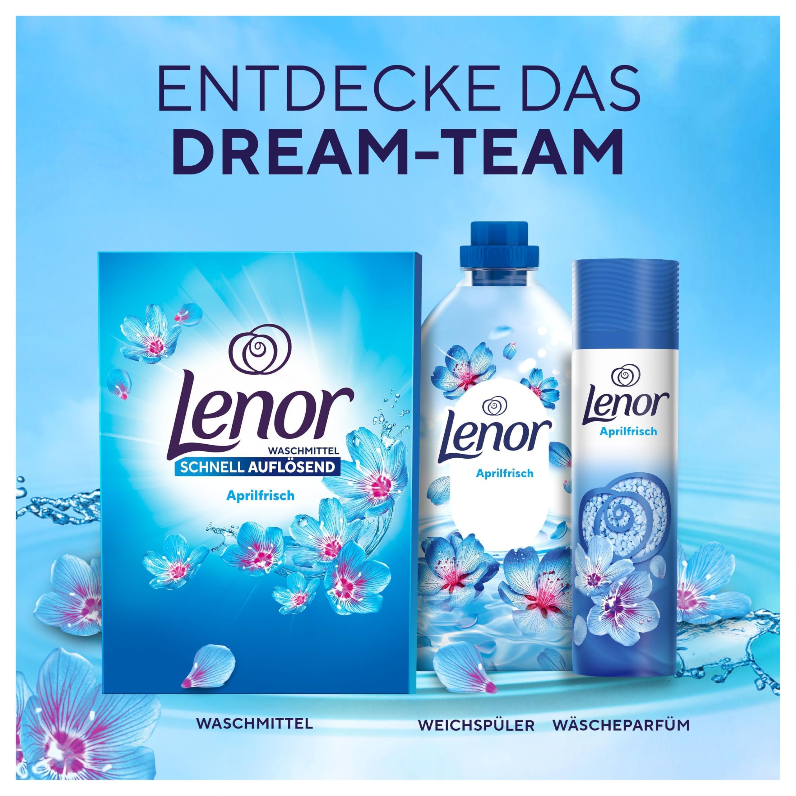 Lenor Pulverwaschmittel Universal Aprilfrisch, 72 Waschladungen, Extra Geruchsabwehr Und Lang Anhaltende Frische