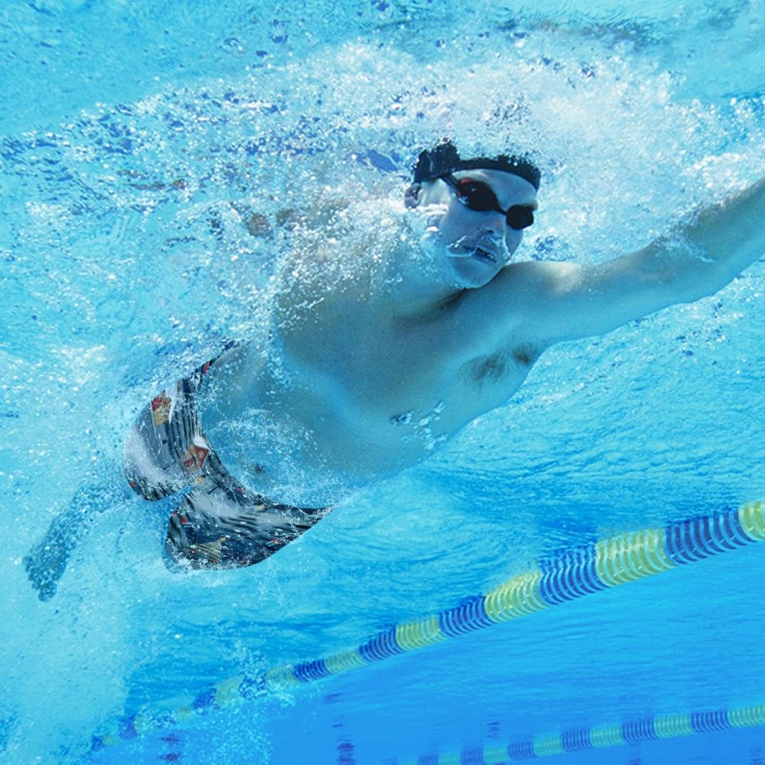 Christmas Elements Jammers for Men, Size S to 3XL Swim Jammer Swimsuit for Practice and Competition Swimming
