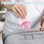 Cute Bluetooth Wireless Mouse,Rechargeable Cartoon Pig Mouse with USB Receiver& Bluetooth Dual Mode,RGB Backlit Silent Mice Quicksand Floating Design for Laptops Mac iPad PC Computer Desktop-Pink