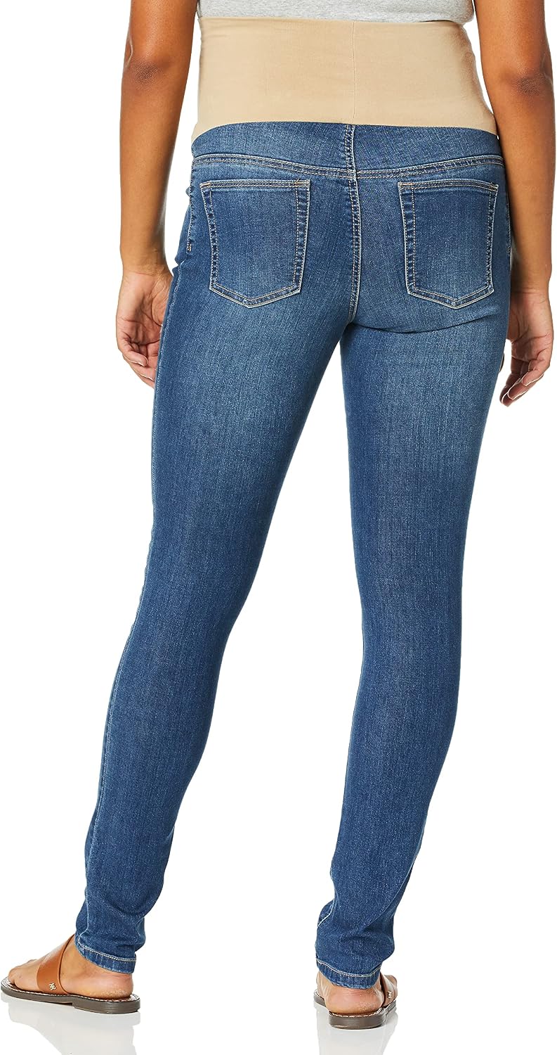 Three Seasons Maternity Womens Skinny Jean with Neutral Belly Band