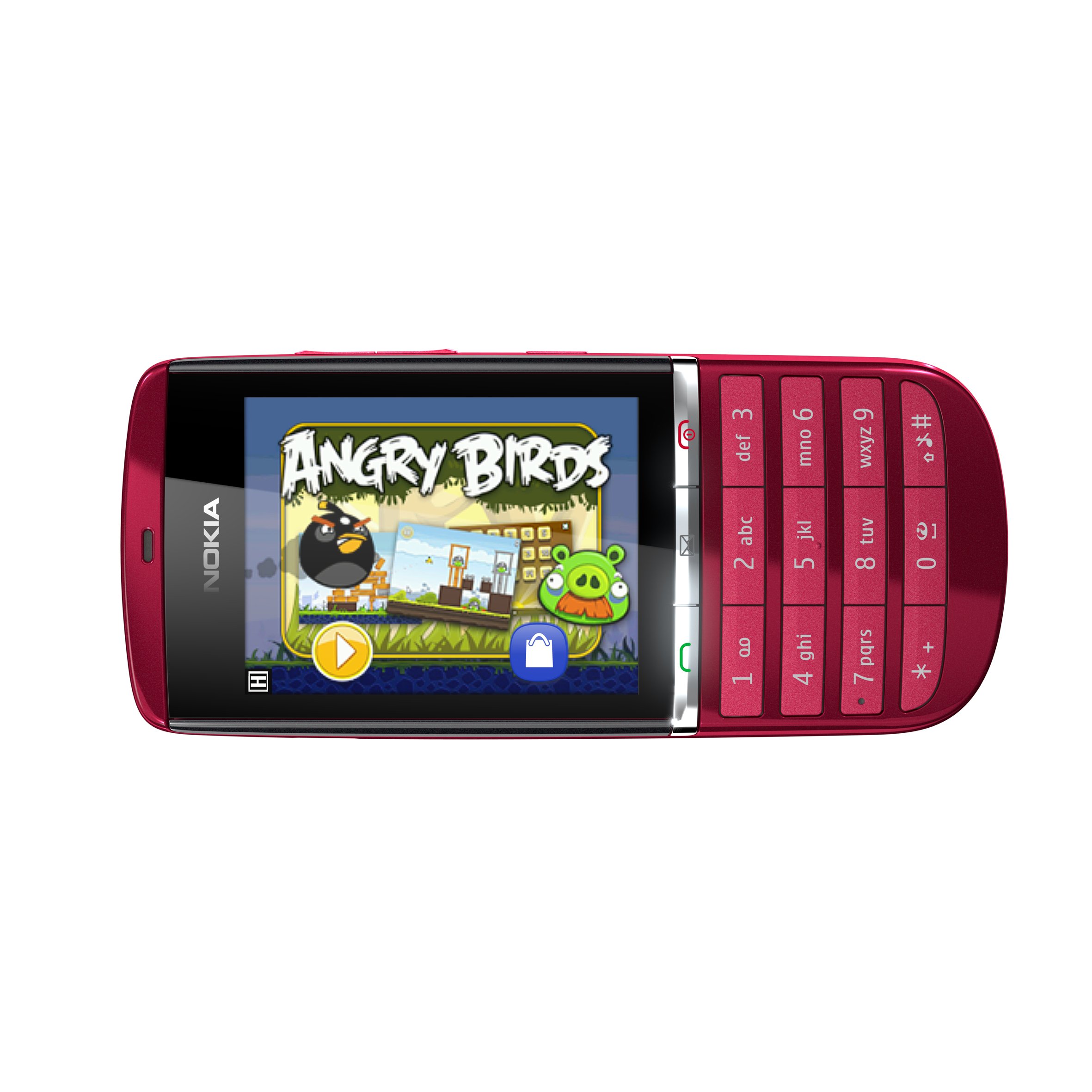 Nokia Asha 300 Smartphone Red 6.1 cm 85 g - Dettaglio
