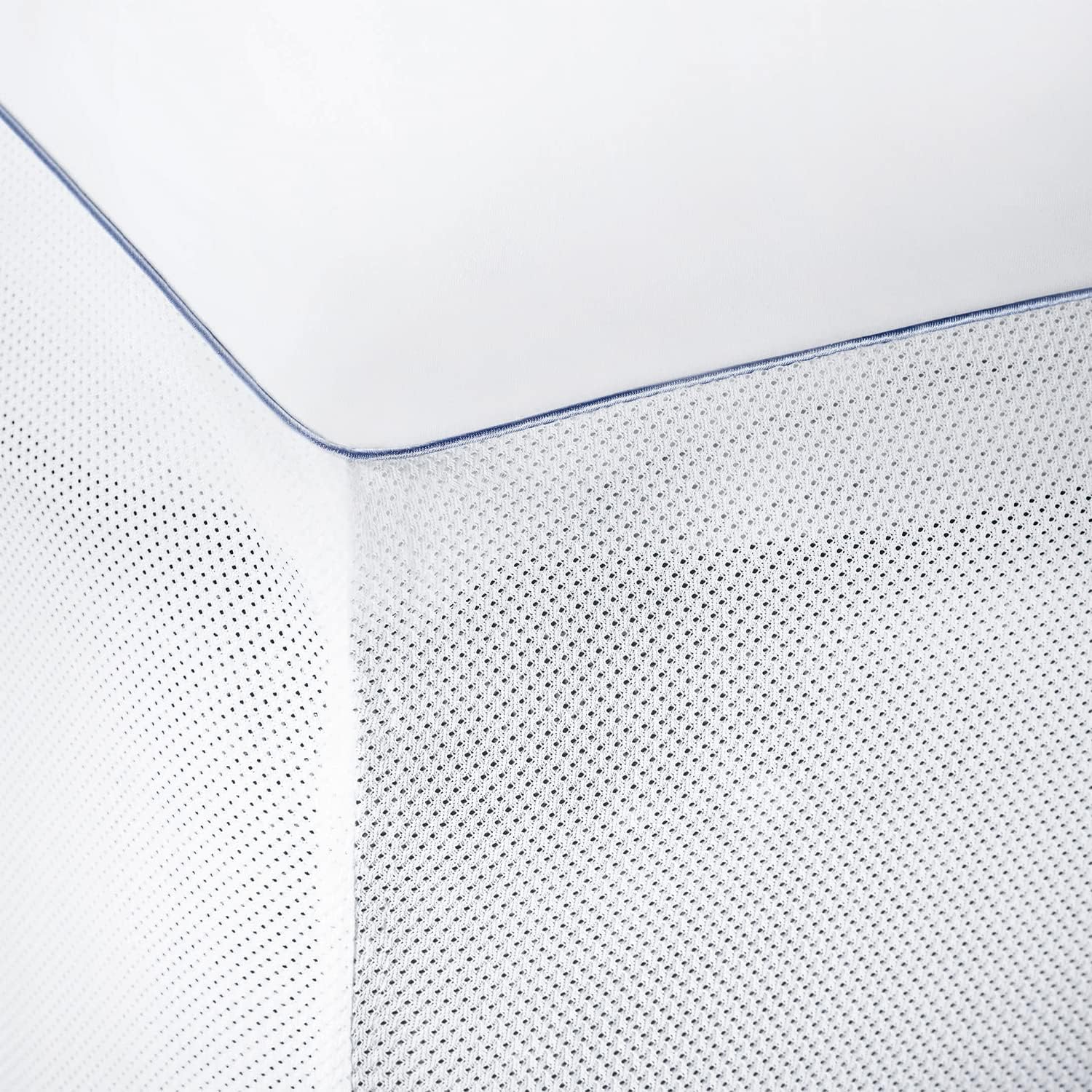 ProtectEase Cooling Mattress Cover - Waterproof, Protects Against Moisture, Spills, Stains - Noiseless, Machine Washable, Snug Fit, White (Full)