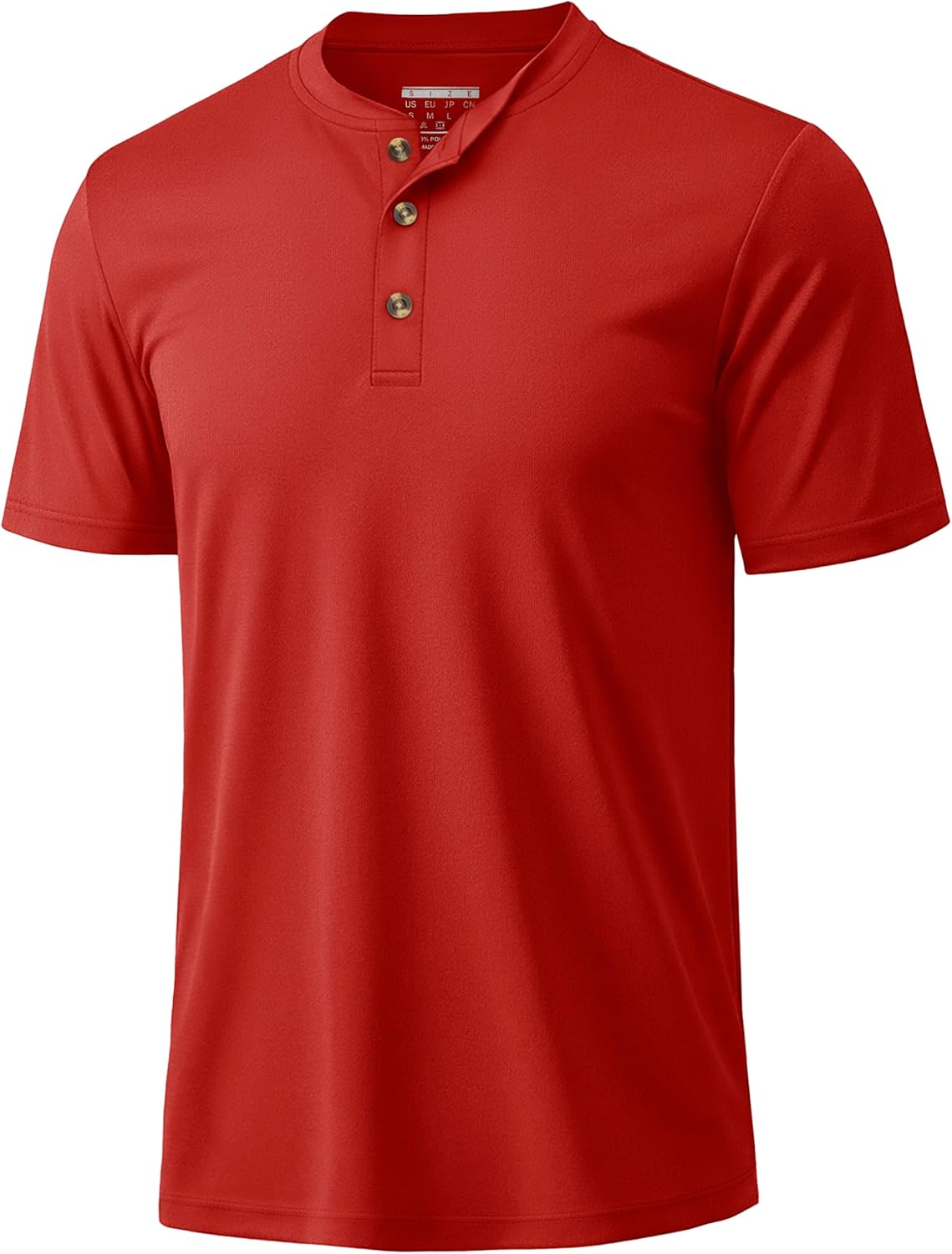 MAGCOMSEN Men's Henley Short Sleeve Shirt UPF 80+ Lightweight T-Shirts Moisture Wicking Tee Casual Summer Basic Solid Shirt