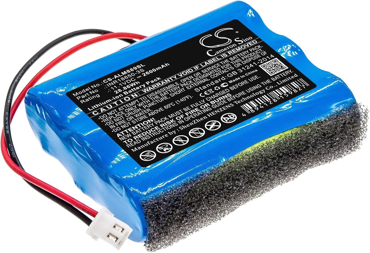 VI VINTRONS Battery for Altec Lansing IMW888SIMW889N-BLKC, IMW889, Super LifeJacket Jolt Rugged, INR18650-3S,