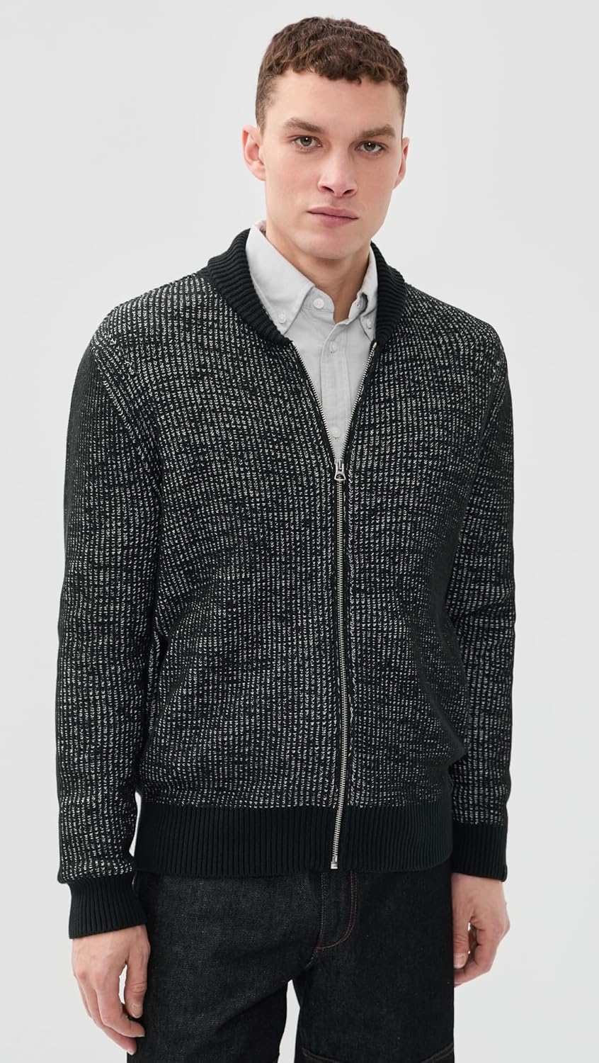 rag & bone Men's Simon Knit Bomber Jacket - Image 2