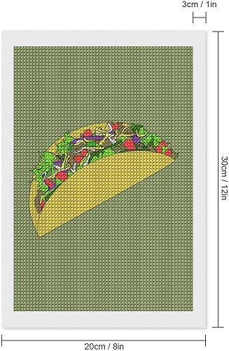 Miniatura 2 de Taco Diamond Art Painting Kits Full Square Drill DIY Picture Art Crafts for Home Wall Decor