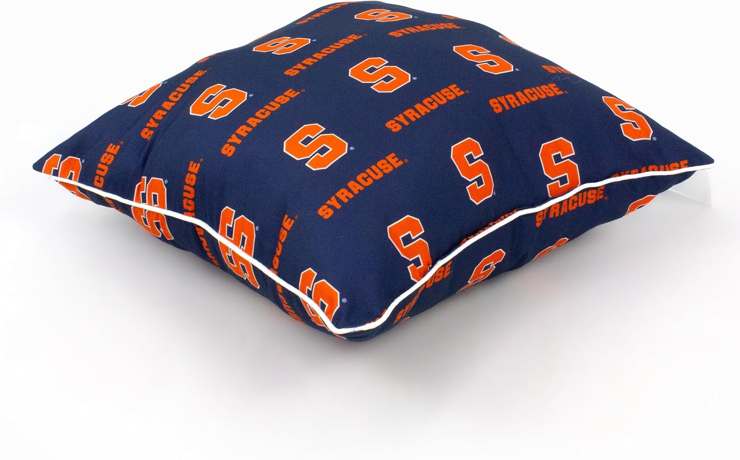 College Covers Everything Comfy Syracuse Orange 16" x 16" Decorative Pillow, Includes 2 Pillows