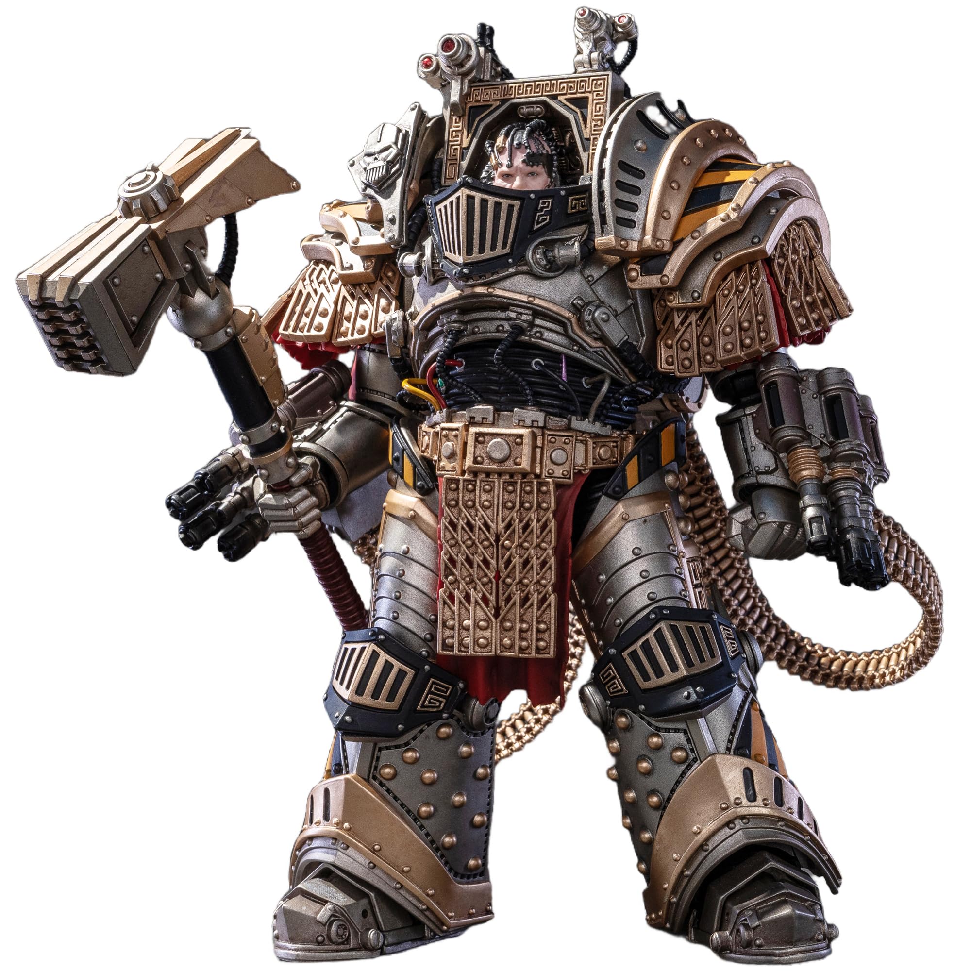 TOYVERSE JOYTOY 1/18 - Statuetta d'azione Warhammer The Horus Heresy, Iron Warriors Perturabo Primarch of The lVth Legion, articolazioni mobili modello di personaggio