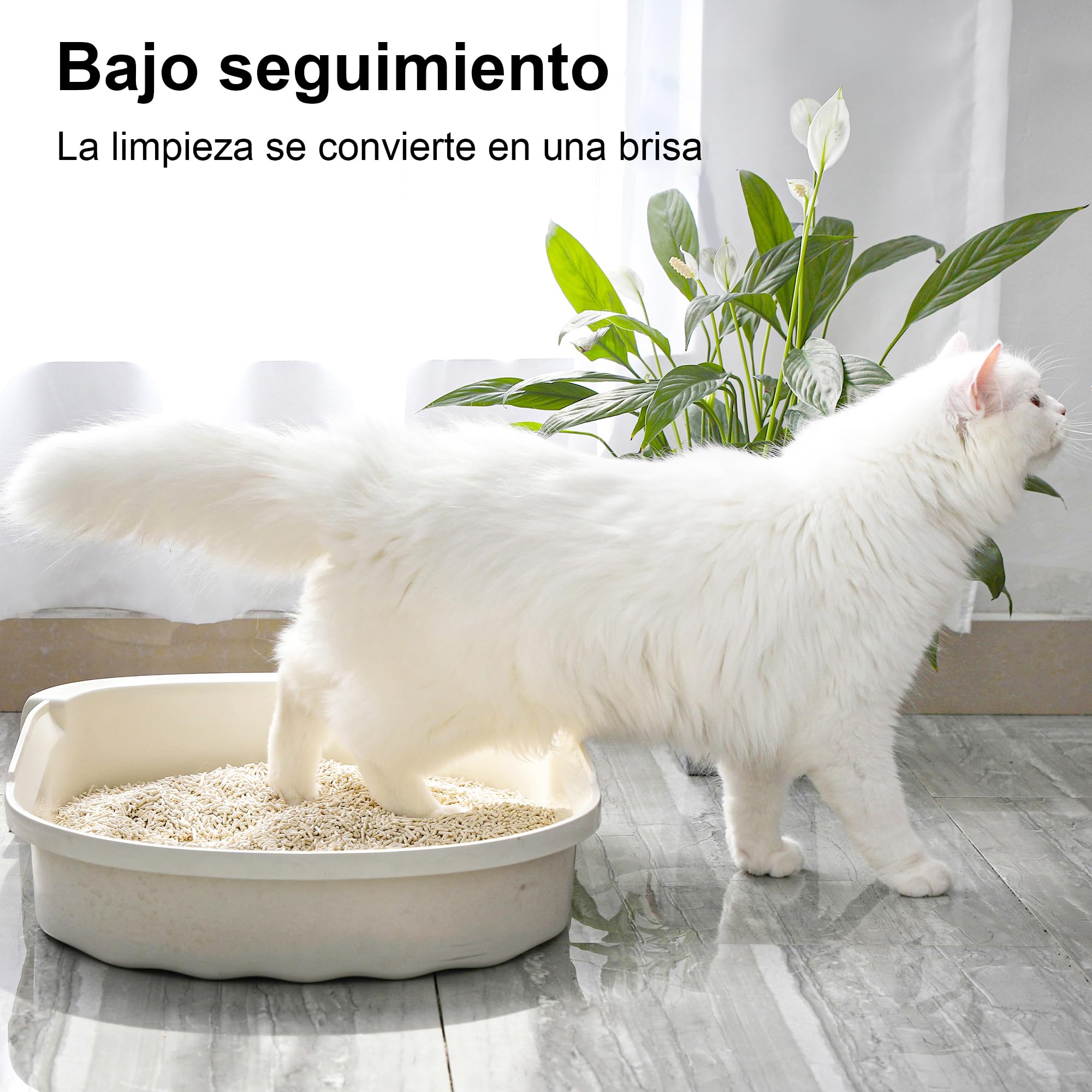 FUKUMARU Arena de Tofu para Gatos 10.8kg - Arena aglomerante, Mezcla de pellets de maíz, Libre de Polvo