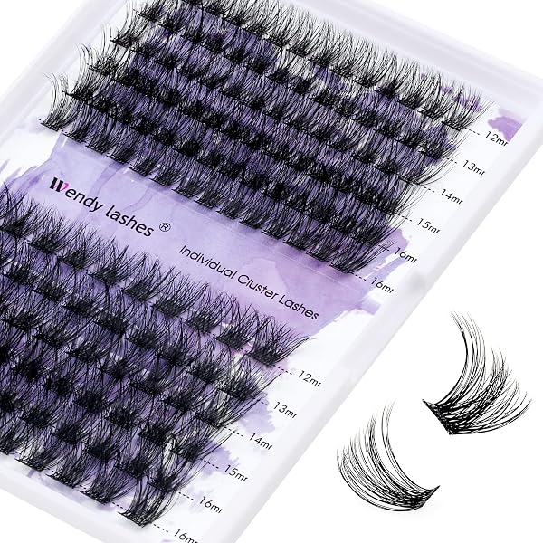 Cluster Extension Ciglia Ciuffetti D Curl 0.07mm C3+C9 Ciglia Cluster Lashes Mixed 12-16mm DIY Estensioni Delle Ciglia Cluster Individuali Naturale Volume Russo Ciglia Finte(C3+C9-D-MIX12-16) - 1