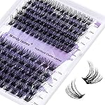 Individual Eyelashes Lash Clusters C/D Curl DIY Eyelashes Wide-stem 12-16mm Thin Band Cluster Lashes Soft and Wispy Clusters Comfortable Lash ClustersHybrid/Volume-0.07C, 12-16mm Mixed