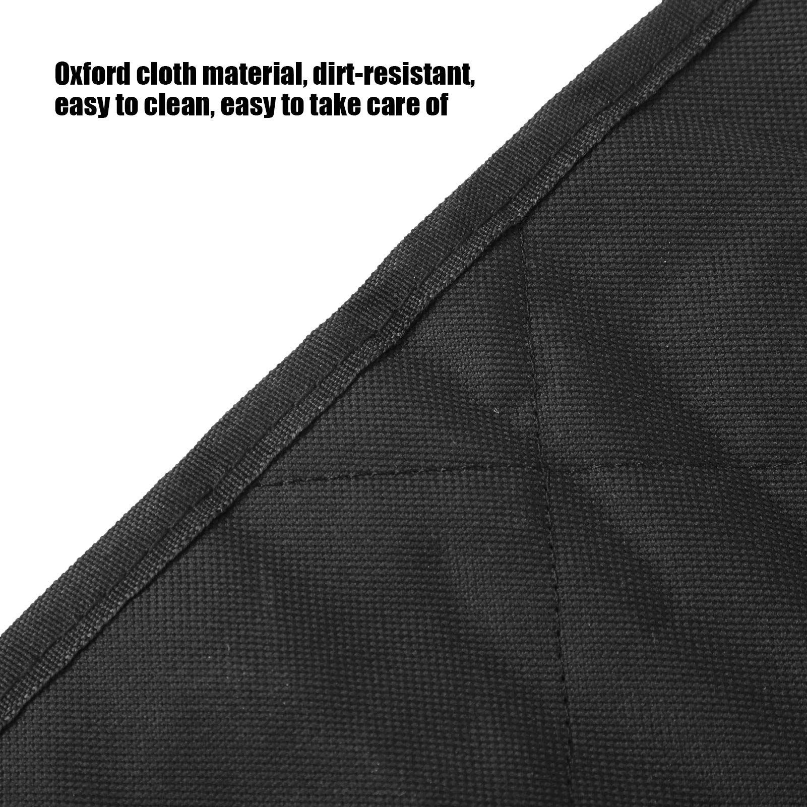 Haustier-Automatte, Hunde-Fracht-SUV-Auskleidung, robuster Haustier-Autositzbezug, Hundehängematte, Reisen, Camping, Oxford-Stoff, schwarz, 137 x 147 cm