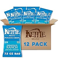 Vista 2 de Kettle Brand Papas fritas, chips de miel Dijon, mostaza Dijon + miel. 5 onzas