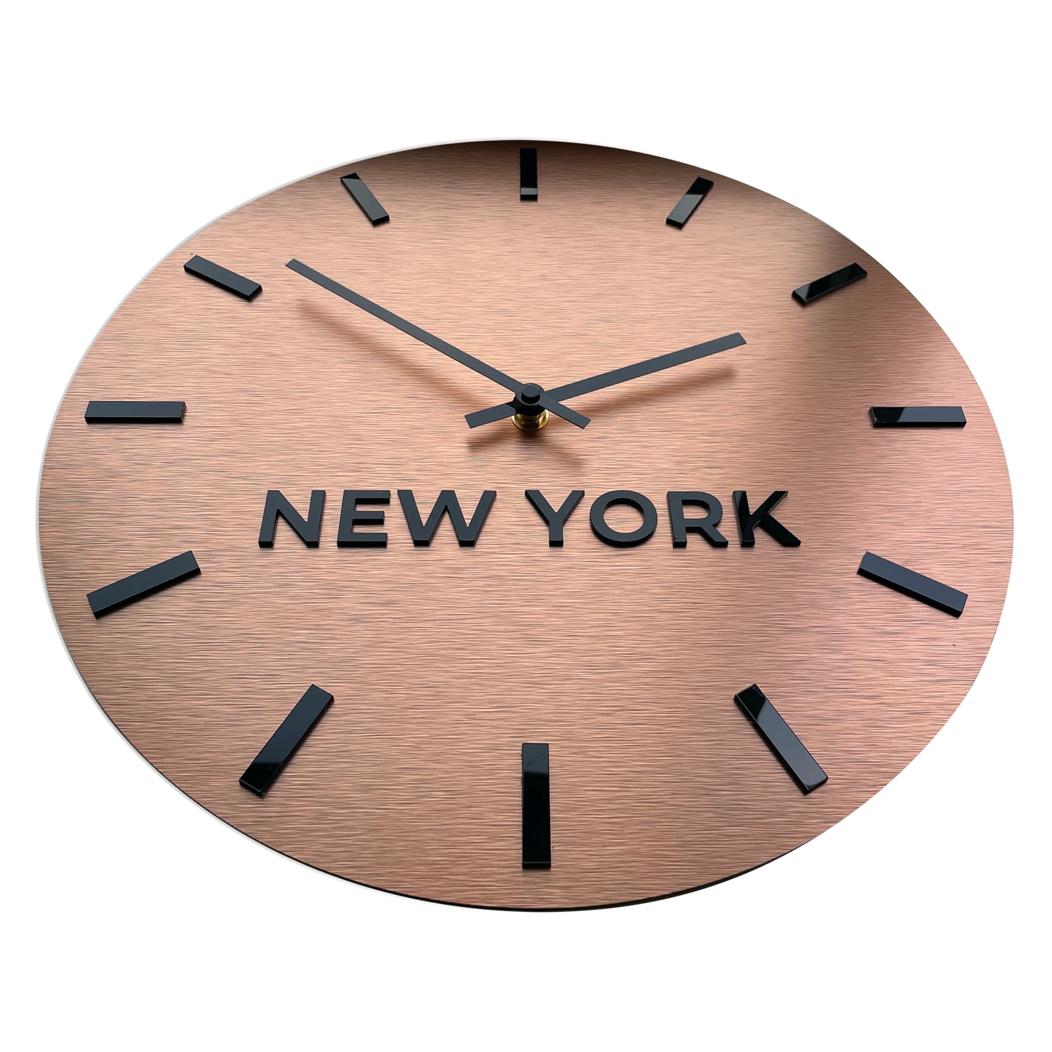 Bronzo Orologio da Parete Personalizzabile con Fusi Orari Globali - Elegante Display Multi-Città per Hall di Hotel e Case Inaugurazioni e Professionisti
