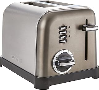 Cuisinart CPT-160BKS Grille-pain classique en acier inoxydable noir