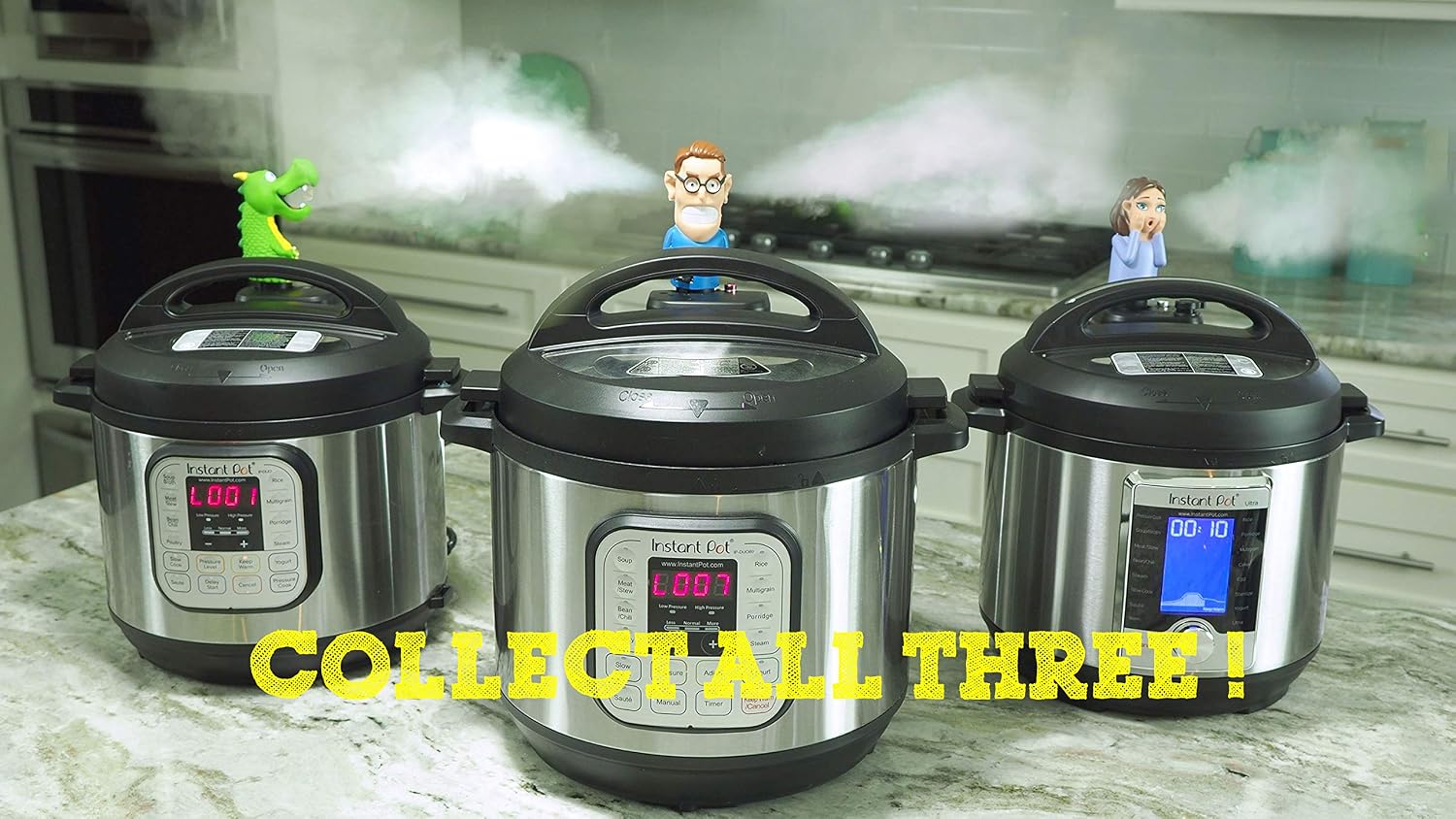 SteamMates Nelson Compatible with Instant Pot Accessories | Steam Diverter | Does Not Fit Lux Model or Costco SV Models | Fun Way to Redirect Steam on InstaPot Away From Cabinets | Fits Duo Only