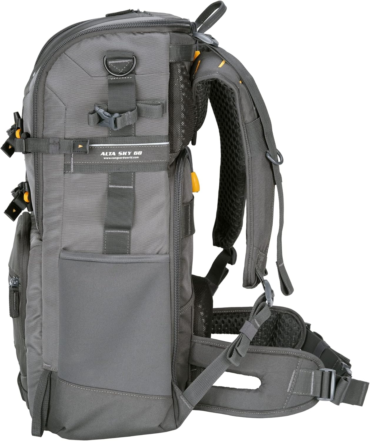 VANGUARD Alta Sky 68 Camera Backpack for pro DSLR/Mirrorless Camera with Grip Attached and 600mm/800mm lens - Image 3
