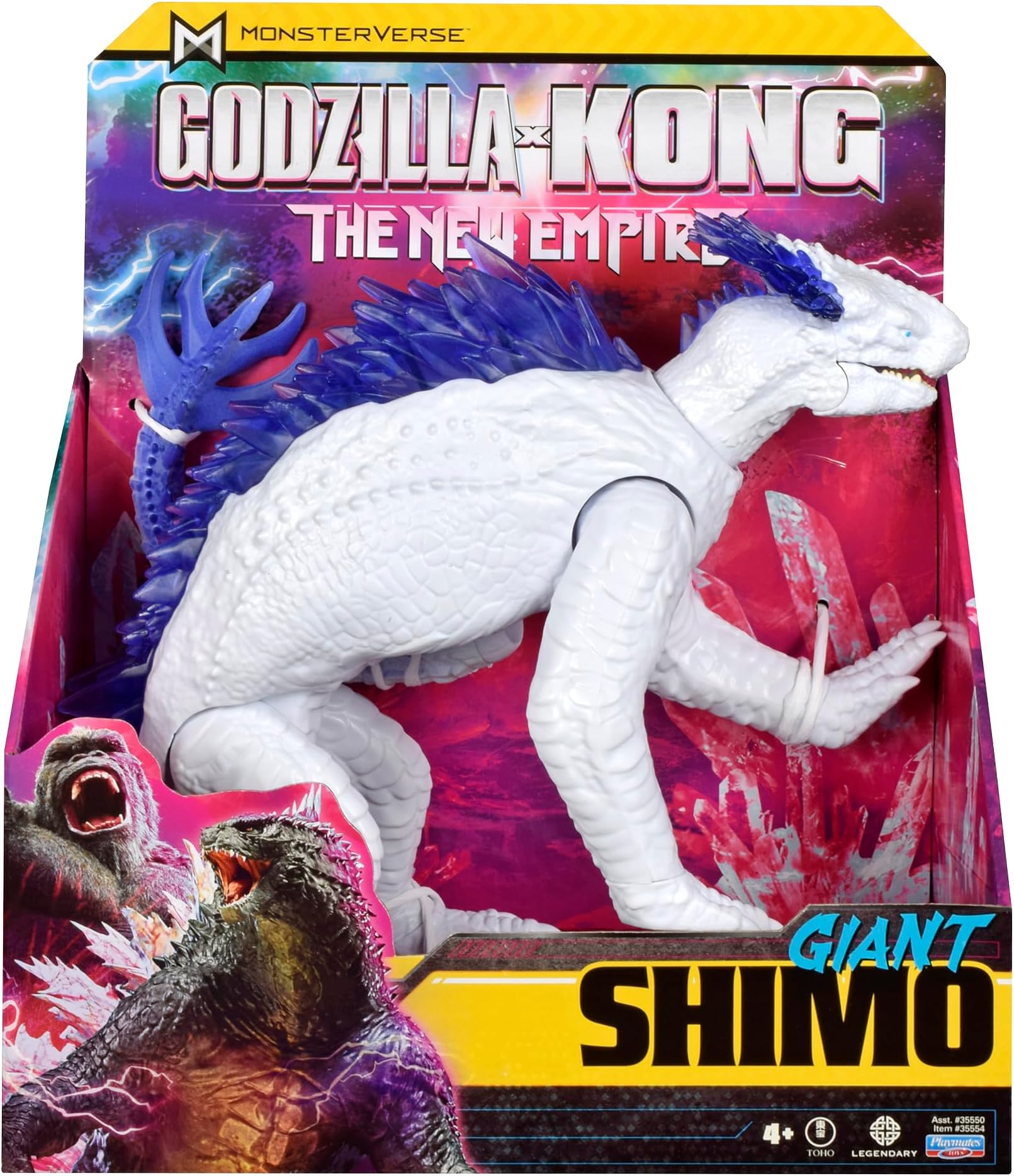 Godzilla x Kong: The New Empire, 11-Inch Giant Shimo Action Figure Toy, Iconic Collectable Movie Character, Limited Edition Packaging Inspired by Hollow Earth Landscape, Suitable for Ages 4 Years+