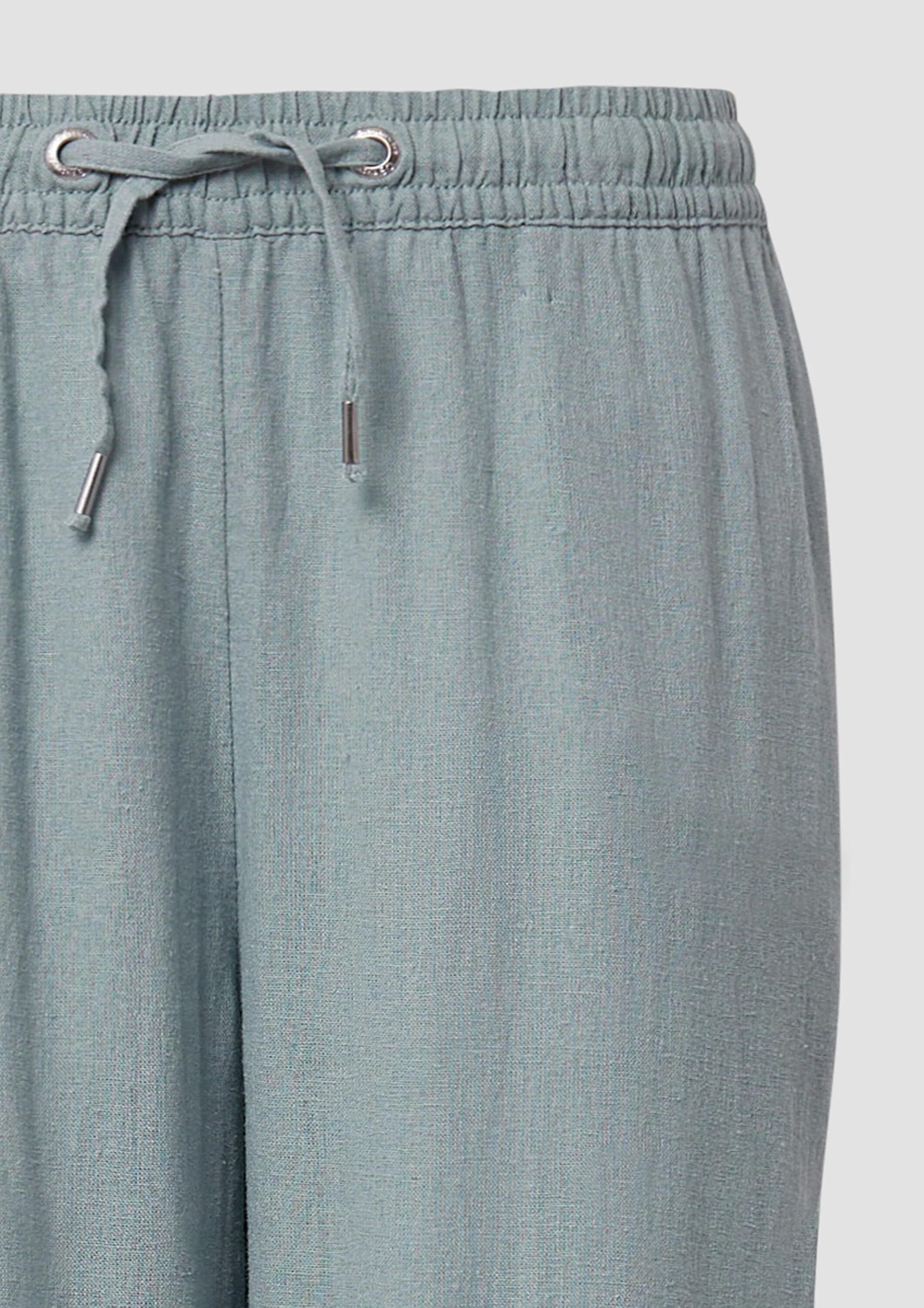 QS Damen Leinen Hose, lang 2162961