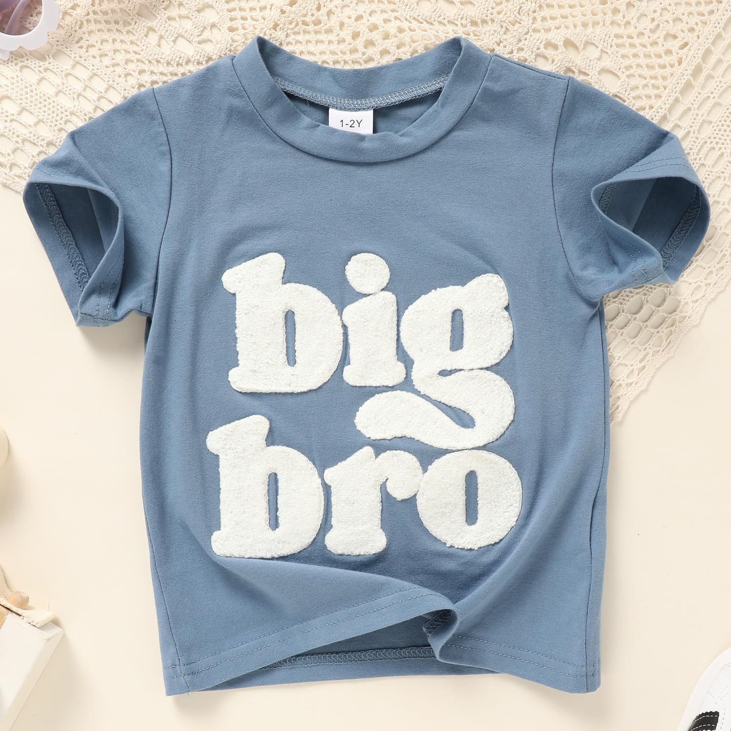 Baby Boy Clothes Big Brother T Shirt Toddler Boy Summer Cotton Short Sleeve Tops for 1-5T Baby Boy Outfits - Image 3
