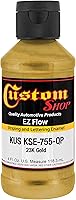 Vista 1 de Custom Shop KSE755-QP - Pintura esmaltada EZ Flow a rayas y letras de oro 23K, 4 onzas