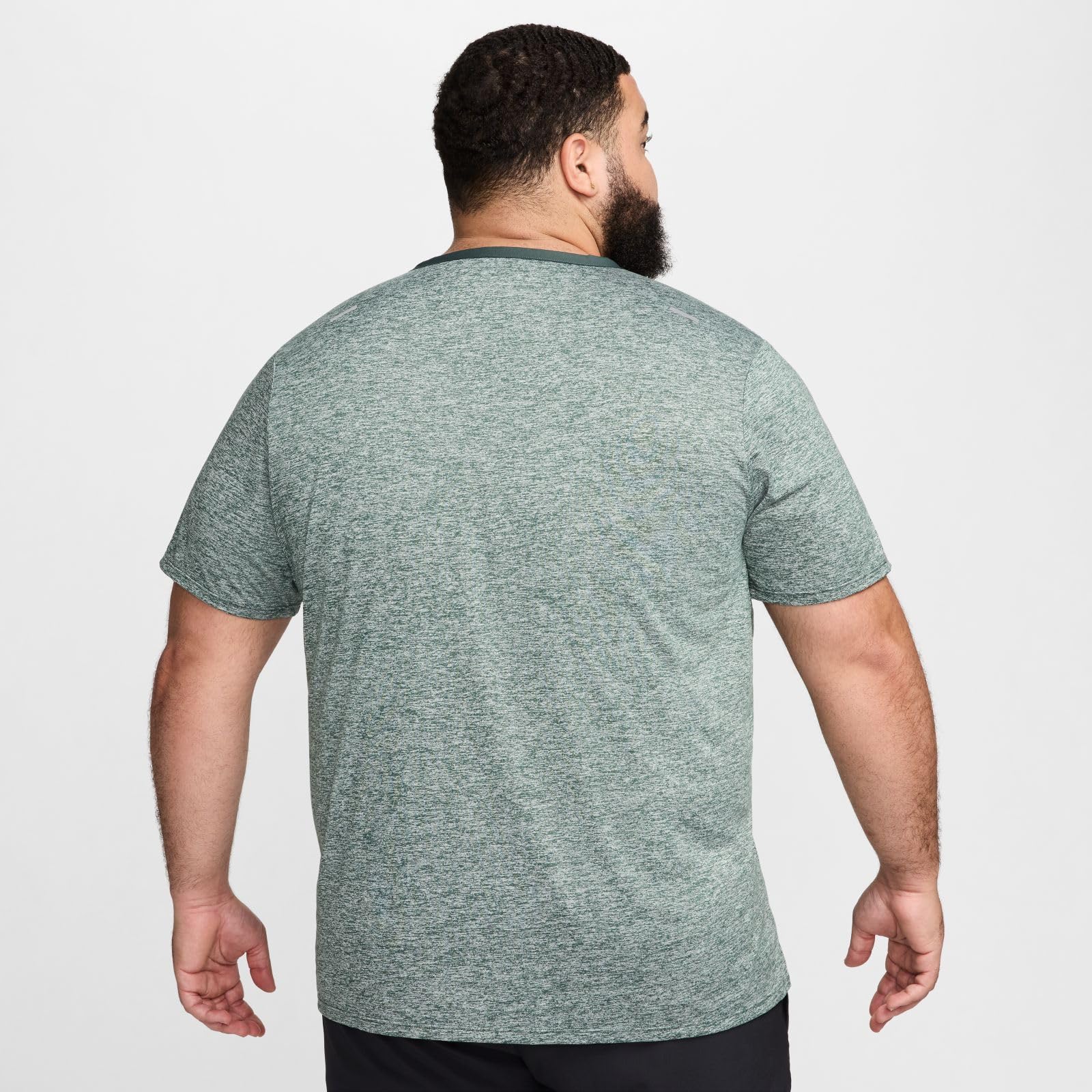 Nike Męskie Df Rise 365 Ss Koszula Vintage Green/Htr/Reflective S XXL