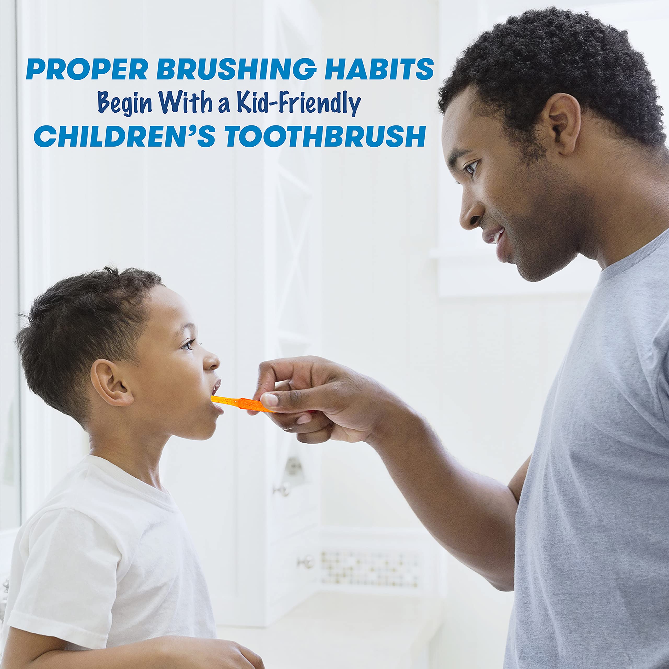 Firefly Light-Up Timer Kids Toothbrush with Suction Cup, Soft - 2 Count, Assorted