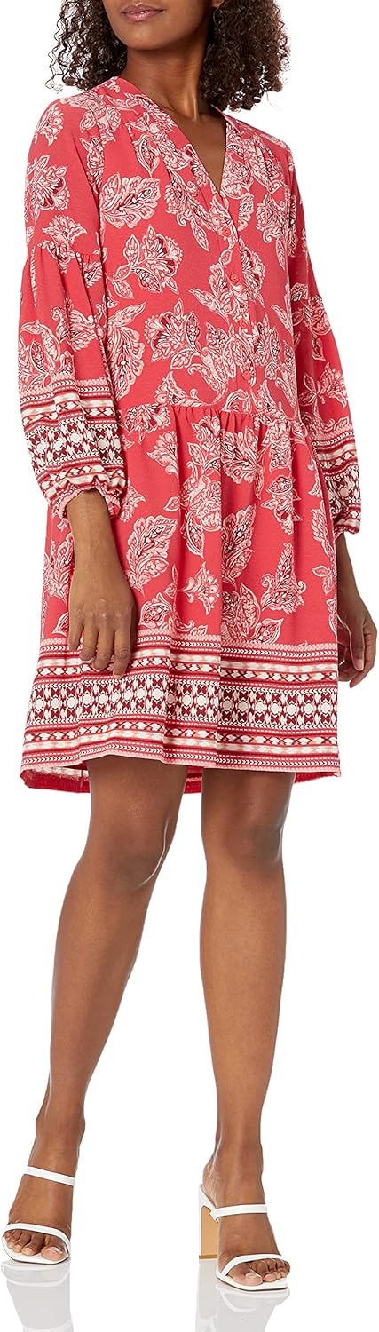 Vince Camuto カジュアルドレスPebble Crepe Button Down Balloon Sleeve Shirt