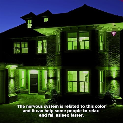 Miniatura 7 de SLEEKLIGHTING Bombilla LED A19, 120 voltios, ahorro de energía de 3 W, base media, bombilla LED con certificación UL, dura más de 20.000 horas (rojo