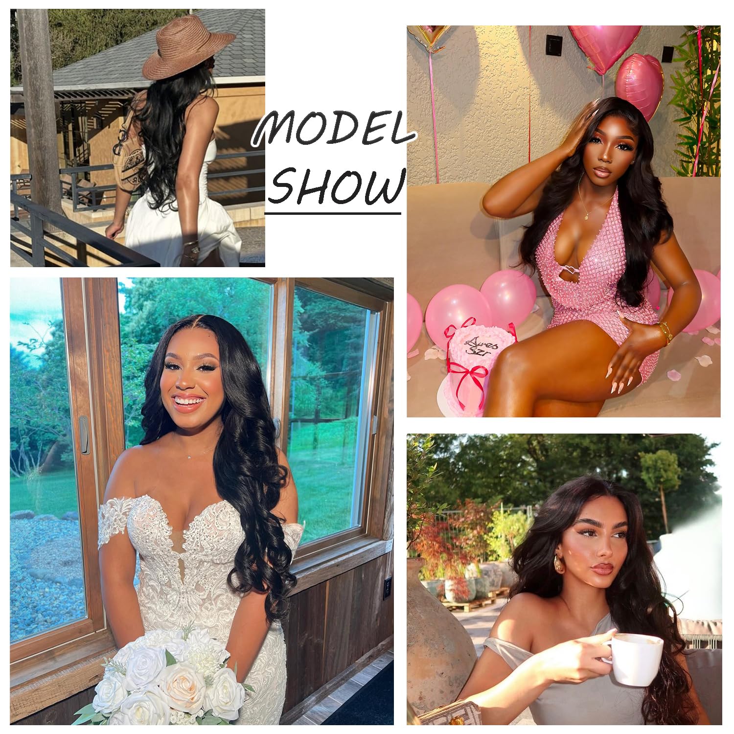 12A Human Hair Bundles 20 22 24 Inch Body Wave Bundles 100% Unprocessed Brazilian Virgin Human Hair Extensions Quick Weave Natural Black