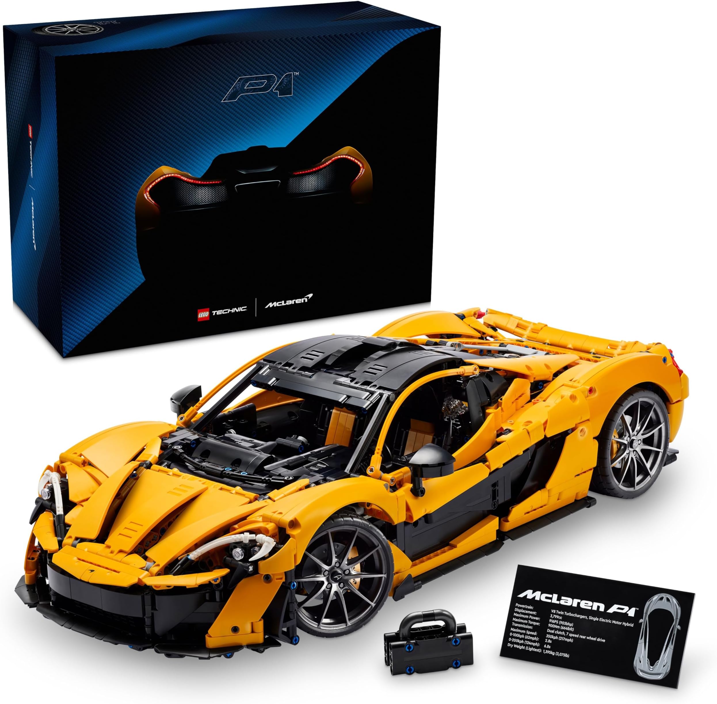 - Technic McLaren P1 Hypercar Set for Adults 42172 Building Blocks for 18+ Gift