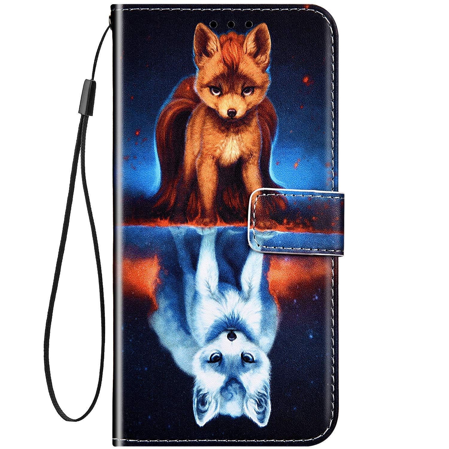 Leder-Handyhülle Für Xiaomi Redmi 7A – PU Flipcase Mit Magnetverschluss, Kartenfächern & Standfunktion – Lila