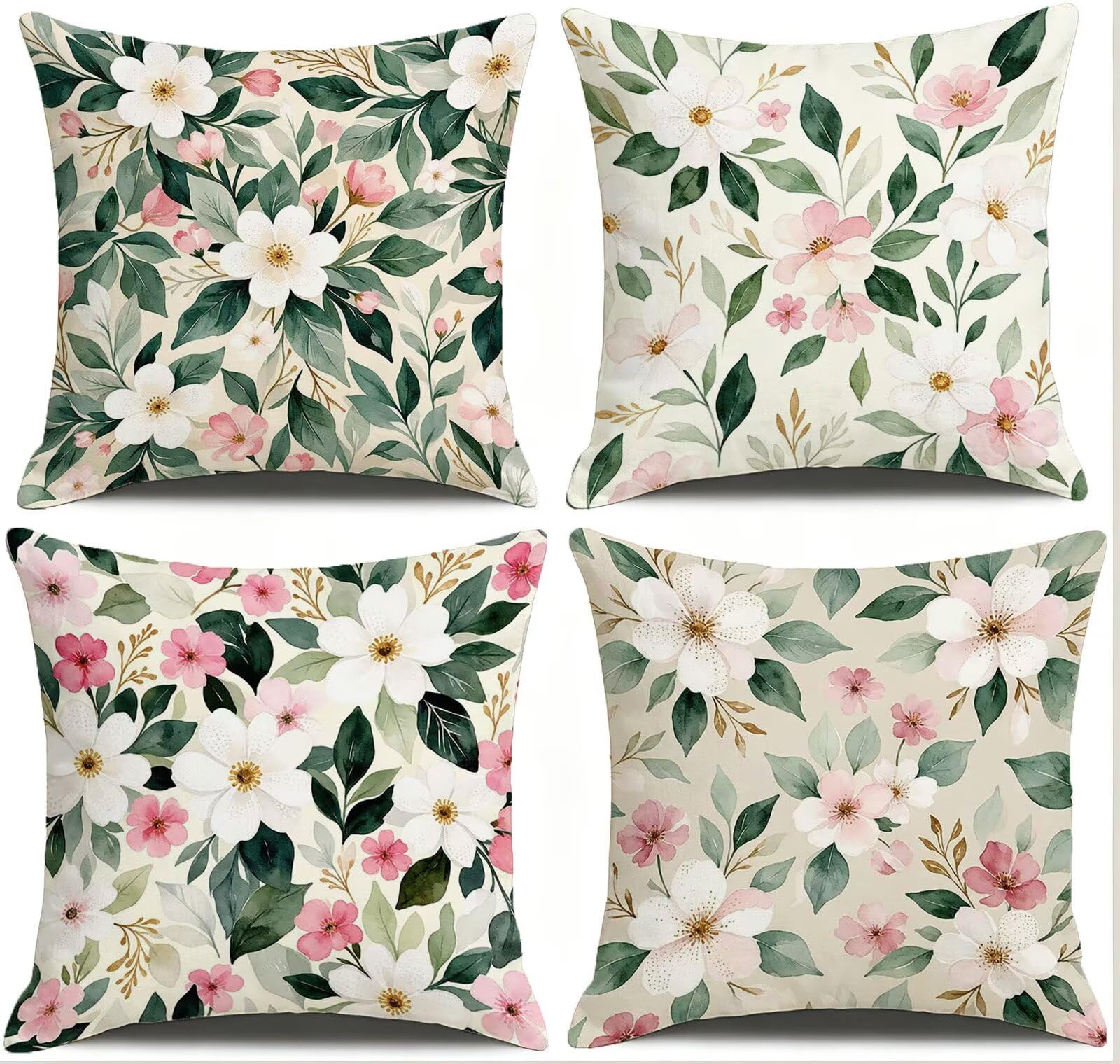 Cod-185 różowa poszewka na poduszkę 50 x 50 cm zestaw 4 szt. poduszka | Aksamitna poszewka na poduszkę do salonu, poduszka ozdobna, na sofę, styl boho, 50 x 50 cm