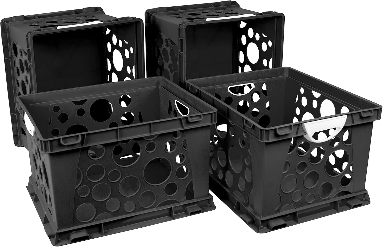 Storex Premium File Crate with Handles Letter and Legal