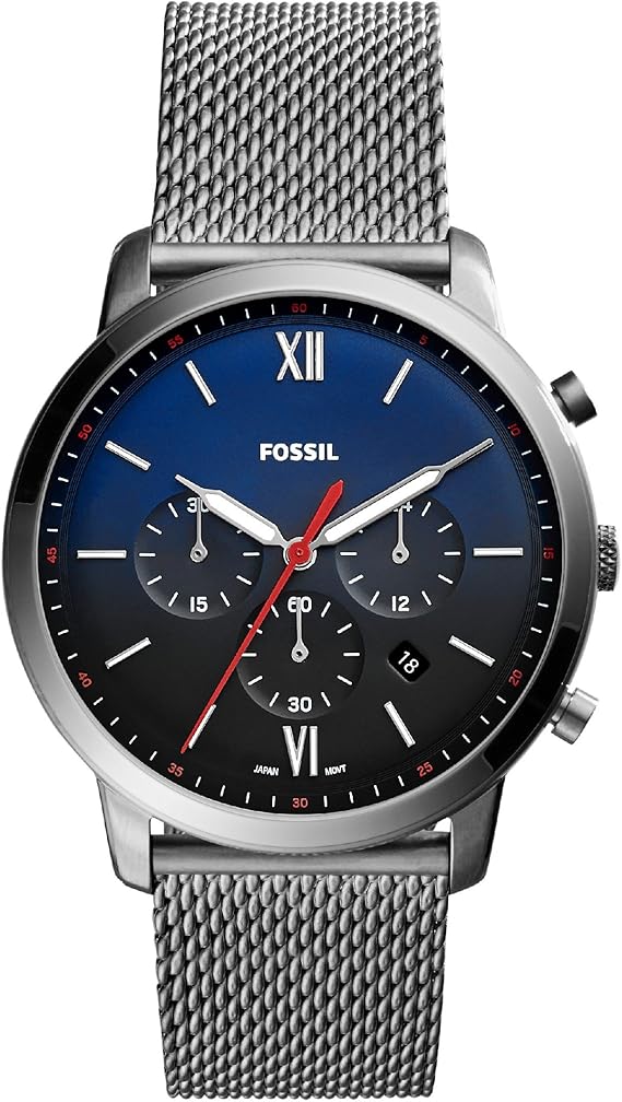 FOSSIL Herren Chronograph Quarz Uhr mit Edelstahl Armband FS5383 :  Amazon.de: Uhren