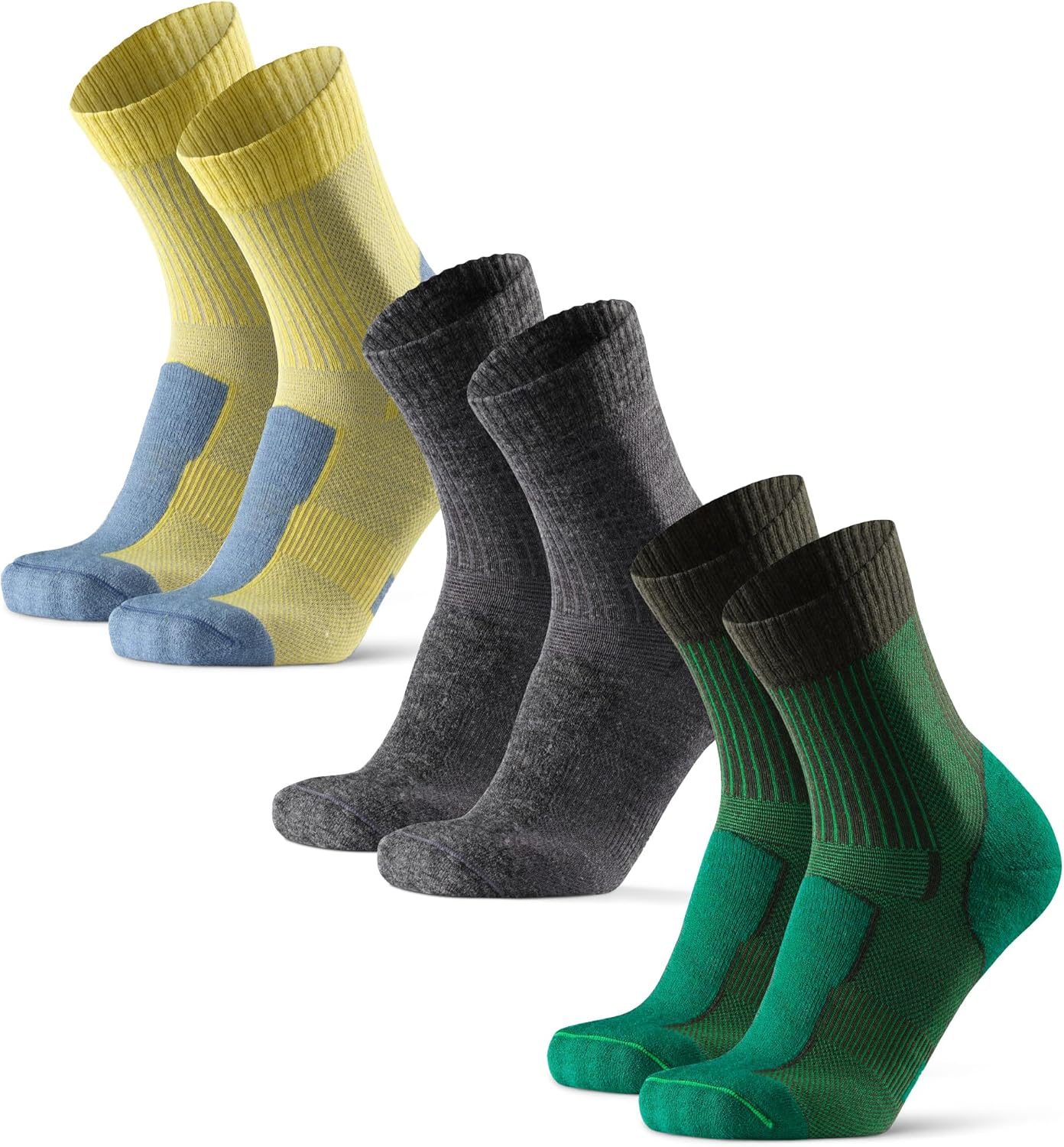 DANISH ENDURANCE Merino Wool Light Hiking Socks, Cushioned & Moisture Wicking Hiking Socks, Men, Women & Kids, 3 or 5 Pack DANISH ENDURANCE Merino Wool Light Hiking Socks, Cushioned & Moisture Wicking Hiking Socks, Men, Women & Kids, 3 or 5 Pack