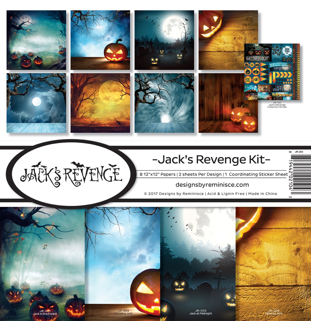 Reminisce Jack's Revenge Scrapbook Collection Kit