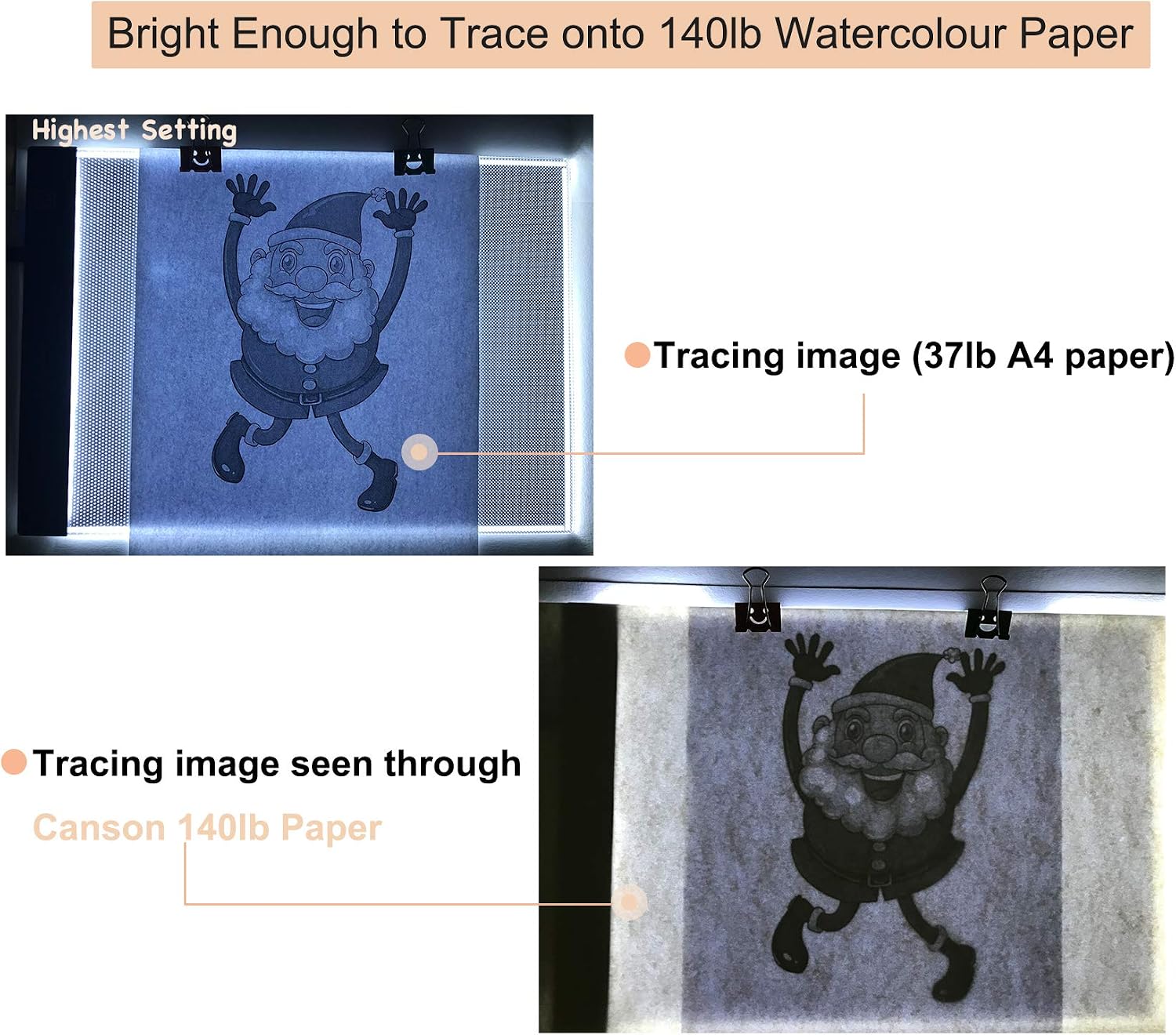 A4S Light Pad Diamond Painting Light Board Tracing Light Box Led Tracing Board for Artcraft Tattoo Copy Quilting Xray w/Clips Stand Artist Glove and Storage Bag
