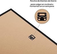 Vista 8 de upsimples Portarretratos de 18 x 24 pulgadas, color negro, paquete de 3 marcos de póster a prueba de arañazos de 18 x 24 pulgadas para galería