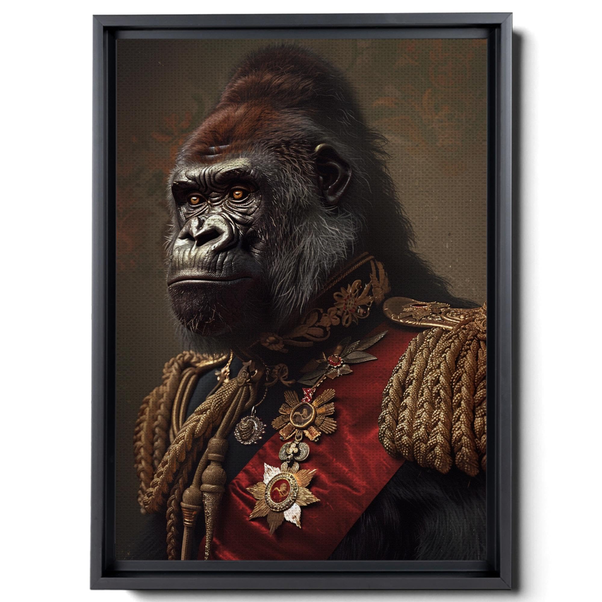 Amazon.com: Gorilla Victorian Portrait Canvas Prints Aristocratic