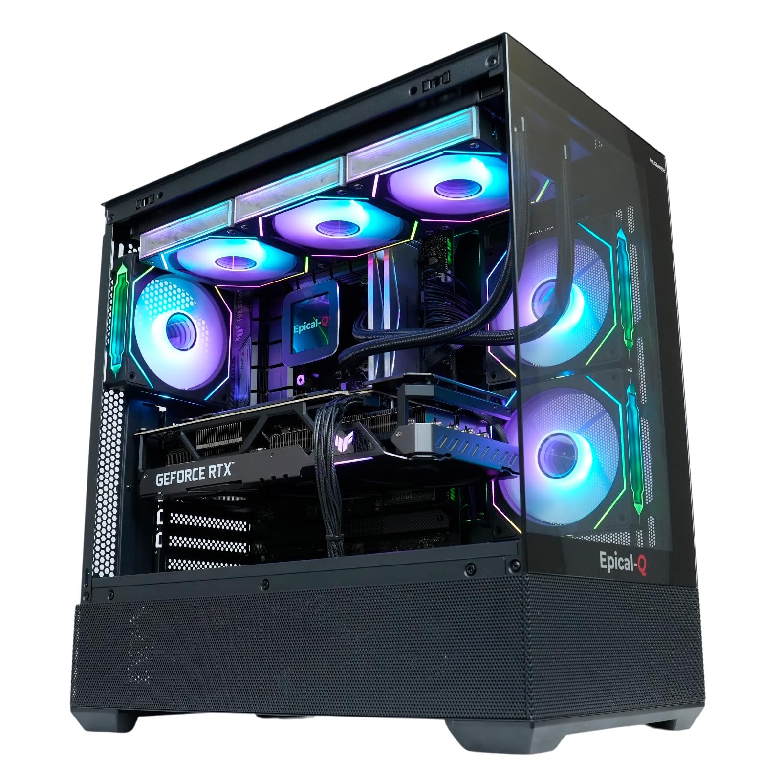 Epical-Q Ordenador sobremesa Gaming Panvox Plus AMD Ryzen 7 9800X3D, 64GB, 2TB SSD NVME, RTX 5080 + Windows 11 Pro