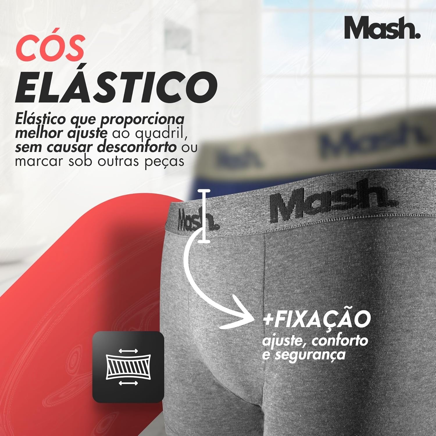 Kit 10 Cuecas Boxer Mash Algodão Cotton Respirável Masculina em promoção! Veja a oferta e mais achadinhos de Moda íntima 6 Hoje é o melhor dia para comprar Kit 10 Cuecas Boxer Mash Algodão Cotton Respirável Masculina com aquele preço maroto! Promoção! Aproveite a oferta! 6