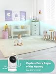 Dr.Care NovaView Pro Baby Monitor No WiFi with Motion Detection - 5" 1080P Split Screen Display, Clear Night Vision, Real-Time/VOX, 2X/4X Zoom, 5000mAh Battery, 2-Way Audio, Pan & Tilt Baby Camara