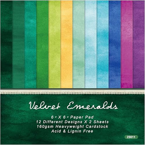 Colorido álbum de recortes, 6 x 6 pulgadas, colores sólidos, papel de cartulina de varios lados de tonos oscuros, papel de color para álbumes de