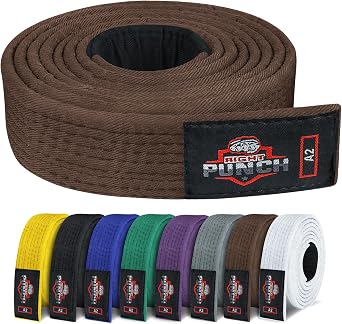 Brazilian Jiu Jitsu Belt Heavy Duty Cotton BJJ Belt Durable & Long-Lasting Martial Arts Belt unisex