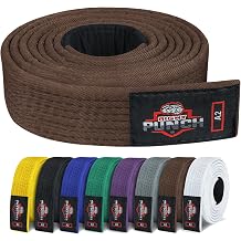 Brazilian Jiu Jitsu Belt Heavy Duty Cotton BJJ Belt Durable & Long-Lasting Martial Arts Belt unisex